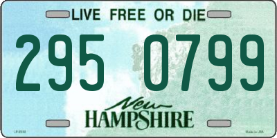NH license plate 2950799