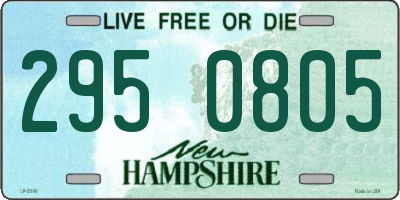NH license plate 2950805