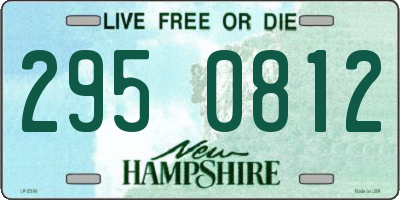 NH license plate 2950812