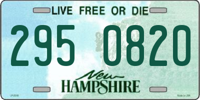 NH license plate 2950820