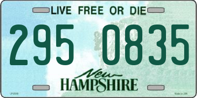 NH license plate 2950835