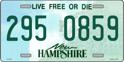 NH license plate 2950859