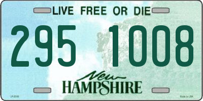NH license plate 2951008