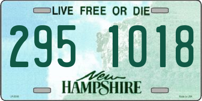 NH license plate 2951018