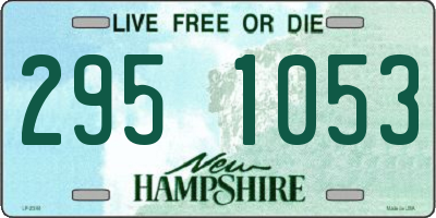 NH license plate 2951053