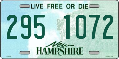 NH license plate 2951072