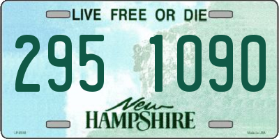 NH license plate 2951090
