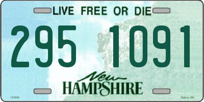 NH license plate 2951091