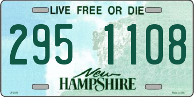 NH license plate 2951108