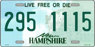 NH license plate 2951115