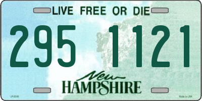 NH license plate 2951121