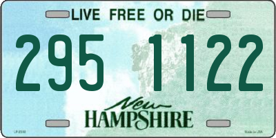 NH license plate 2951122