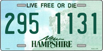 NH license plate 2951131