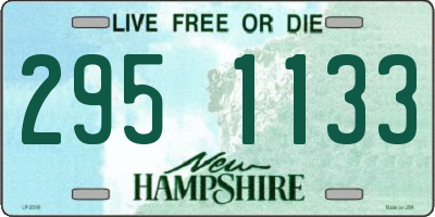 NH license plate 2951133