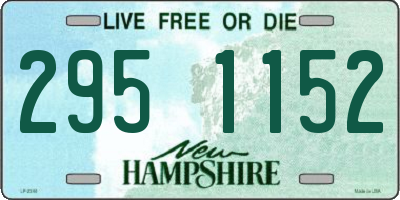 NH license plate 2951152