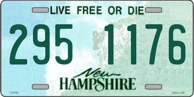 NH license plate 2951176