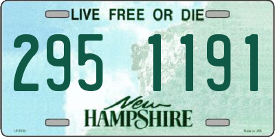 NH license plate 2951191