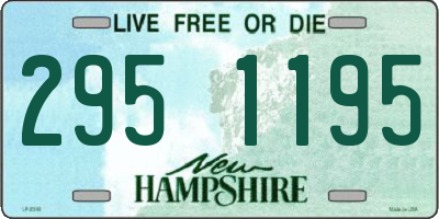 NH license plate 2951195