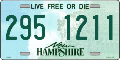 NH license plate 2951211