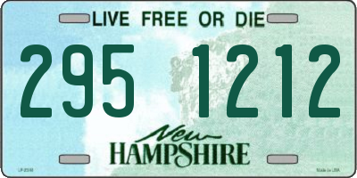 NH license plate 2951212