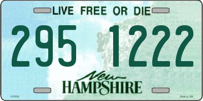 NH license plate 2951222