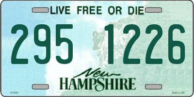 NH license plate 2951226