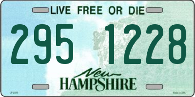 NH license plate 2951228
