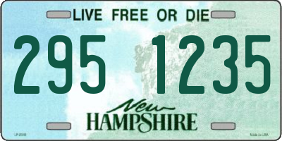 NH license plate 2951235