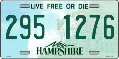 NH license plate 2951276