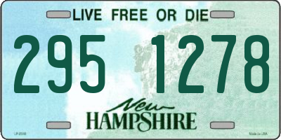 NH license plate 2951278