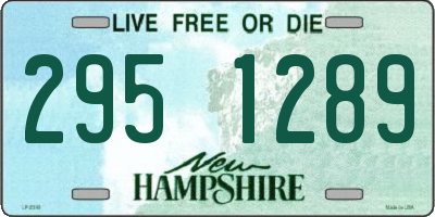 NH license plate 2951289