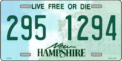 NH license plate 2951294