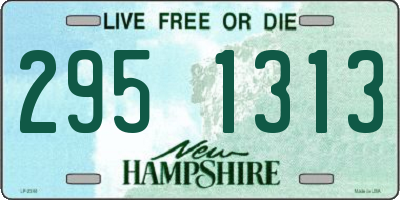 NH license plate 2951313