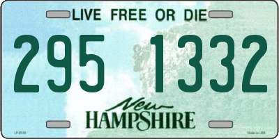 NH license plate 2951332