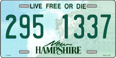 NH license plate 2951337