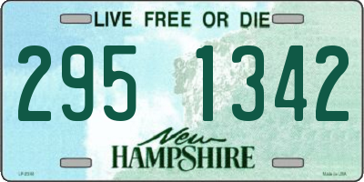 NH license plate 2951342