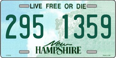 NH license plate 2951359