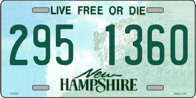 NH license plate 2951360
