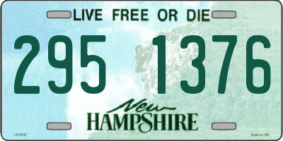 NH license plate 2951376