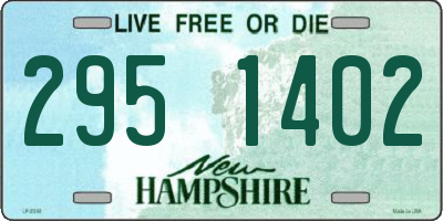 NH license plate 2951402