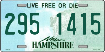 NH license plate 2951415