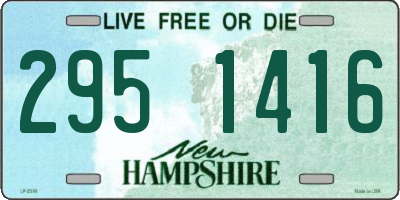 NH license plate 2951416
