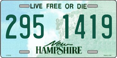 NH license plate 2951419