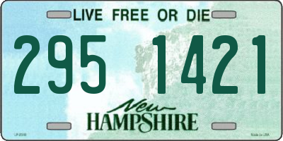 NH license plate 2951421
