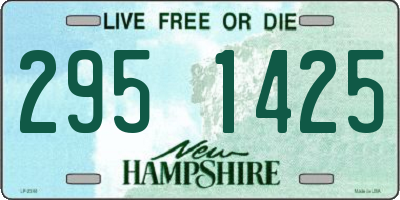 NH license plate 2951425