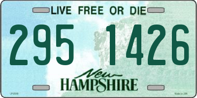 NH license plate 2951426
