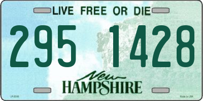 NH license plate 2951428