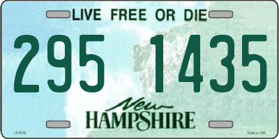 NH license plate 2951435