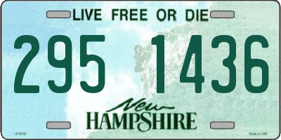 NH license plate 2951436