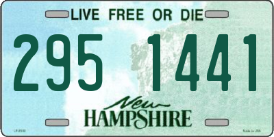 NH license plate 2951441